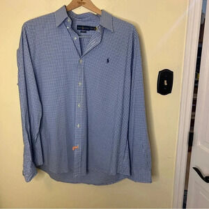 Ralph Lauren Blue Label  Men's Long Sleeve Button Down Dress Shrit Size XXL